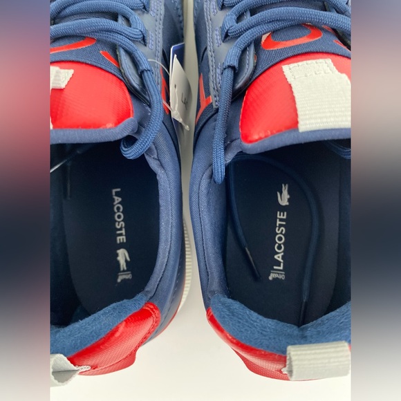 Lacoste Men's Menerva Elite 120 CMA Textile/Synthetic Sneakers, US Size 10 - Picture 9 of 15